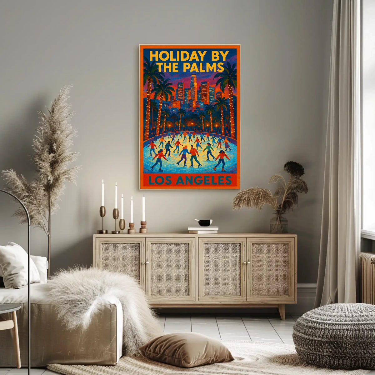 Holiday by the Palms Poster