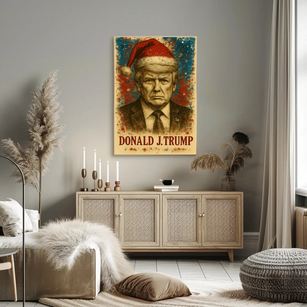 Donald Trump 45th President of the United States Christmas SeriesPoster