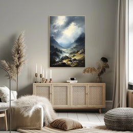 Majestic Mountain Landscape Poster