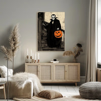 Vampire Halloween Gothic Artwork Sketch Poster