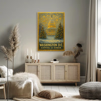Washington D.C. Capital Of Cheer Poster