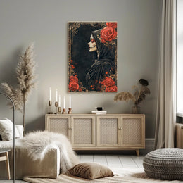 Day of the Dead Gothic Print Cultural or Heritage Poster
