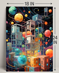 Cosmic Architecture Poster PosterGoat