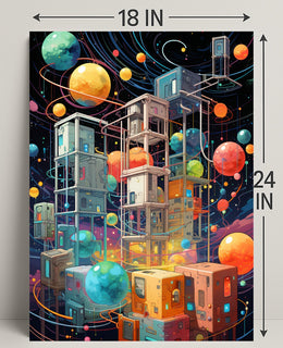 Cosmic Architecture Poster PosterGoat