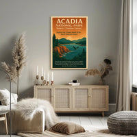 Acadia National Park Scenic Adventure National Park Poster