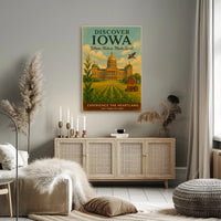 Discover Iowa Poster