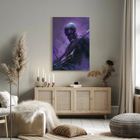 Skeleton Warrior Art: Dark Fantasy or Mythology Poster PosterGoat