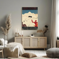 Montgenèvre Winter Sports Poster