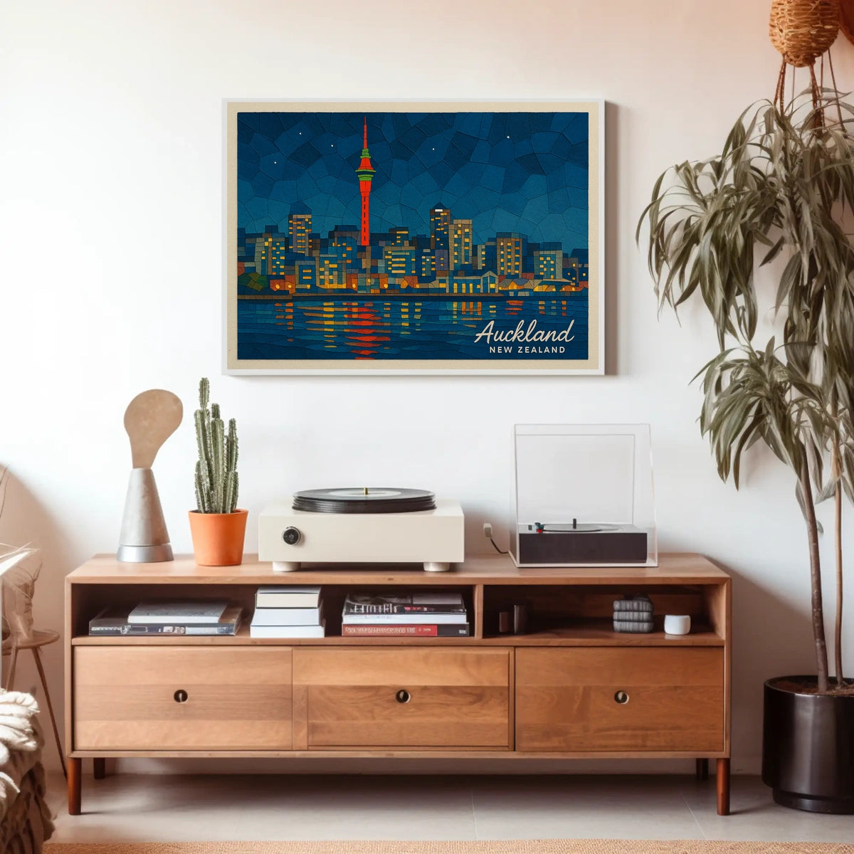 Auckland Skyline Poster