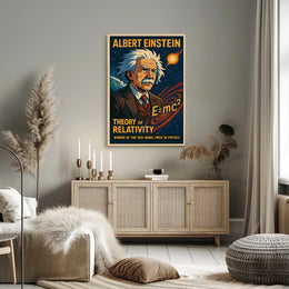 Albert Einstein Theory Of Relativity Poster