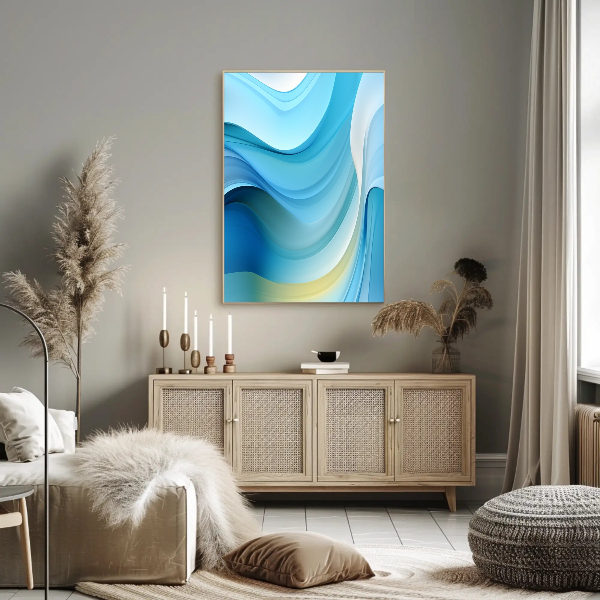 Oceanic Waves Poster