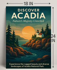 Discover Acadia Poster PosterGoat