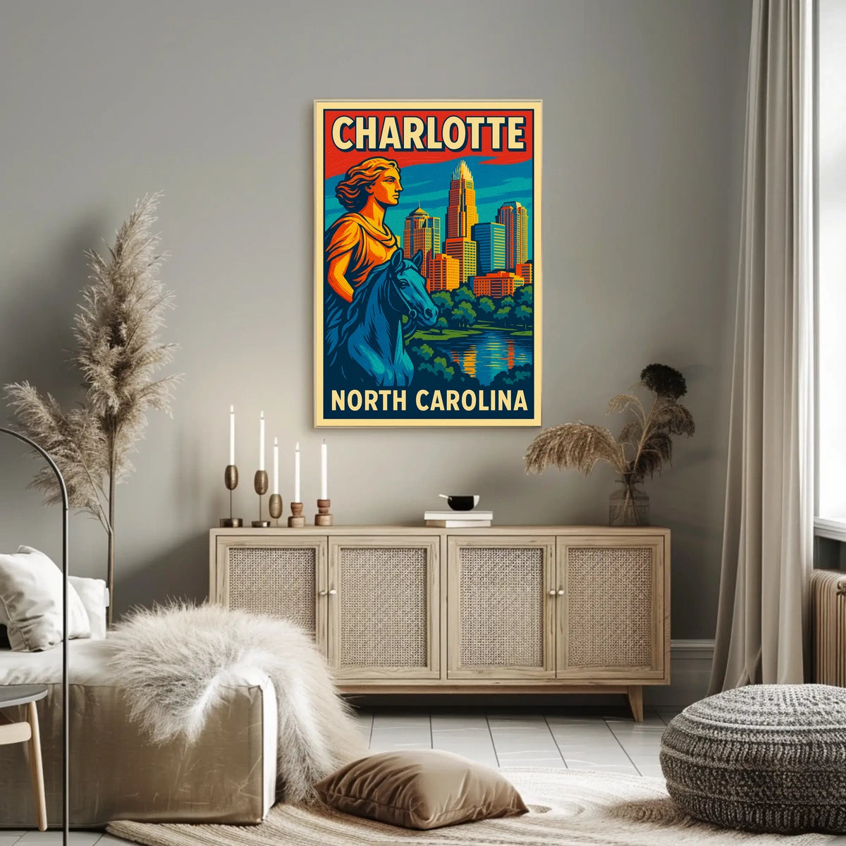 Charlotte, North Carolina Poster