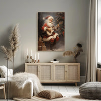 SantaS Melodic Holiday Poster