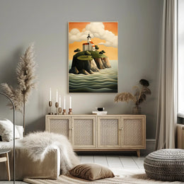 Tranquil Island Sanctuary Poster PosterGoat