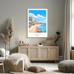 Coastal Charm of Cannes Poster