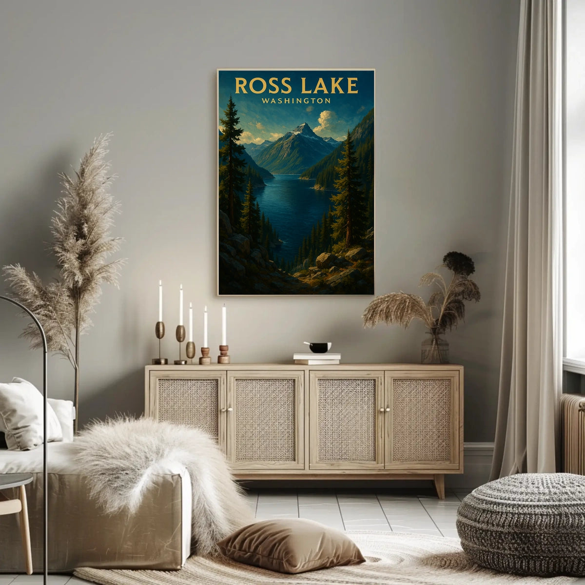 Ross Lake, Washington Poster