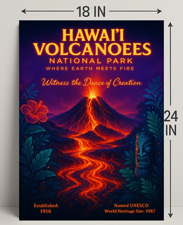 Hawaii Volcanoes National Park Poster PosterGoat