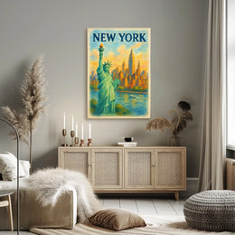 New York Cityscape Poster