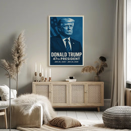 Donald Trump 47th President Poster