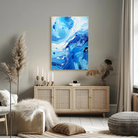 Oceanic Whirl Poster