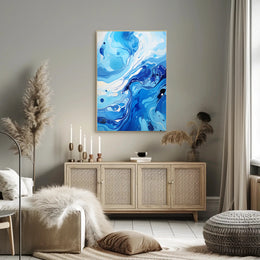 Oceanic Whirl Poster