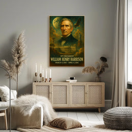 William Henry Harrison Historic Neoclassical Realism Poster