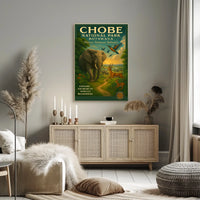 Explore the Heart of Africas Wilderness Poster