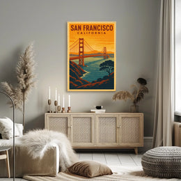 San Francisco Golden Gate Bridge Poster
