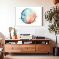 Watercolor Earth Poster