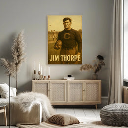 Jim Thorpe Legendary Athlete Poster