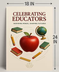 Celebrating Educators: Inspirational Motivational or Quote Poster