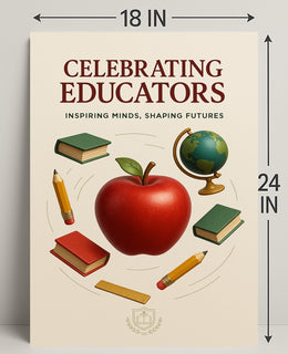 Celebrating Educators: Inspirational Motivational or Quote Poster