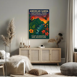 American Samoa National Park Poster: Awe-Inspiring Nature Scenery