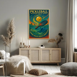 Pickleball The Rising Star of Sports Poster