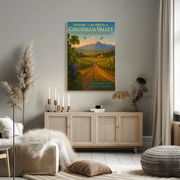 Discover Colchagua A Journey Through Vineyards and Culture Poster