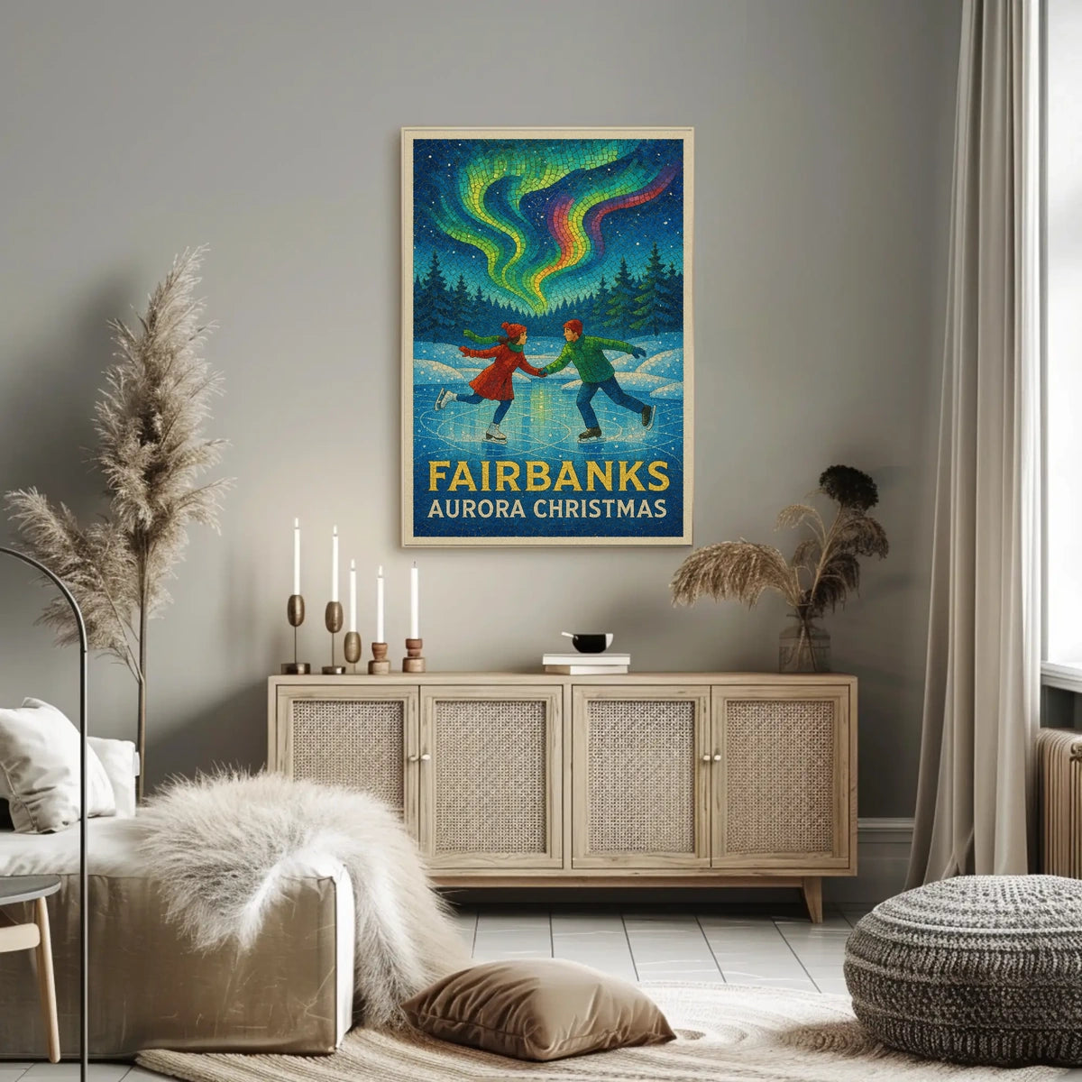 Fairbanks Aurora Poster