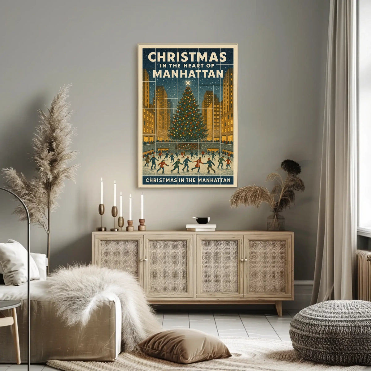 Christmas In The Heart Of Manhattan Poster