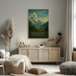 Enchanting Heights Of The Swiss Alps Poster