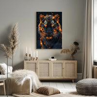 Fiery Tiger Poster
