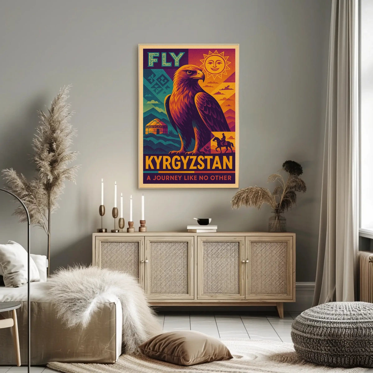 Fly Kyrgyzstan A Journey Like No Other Poster