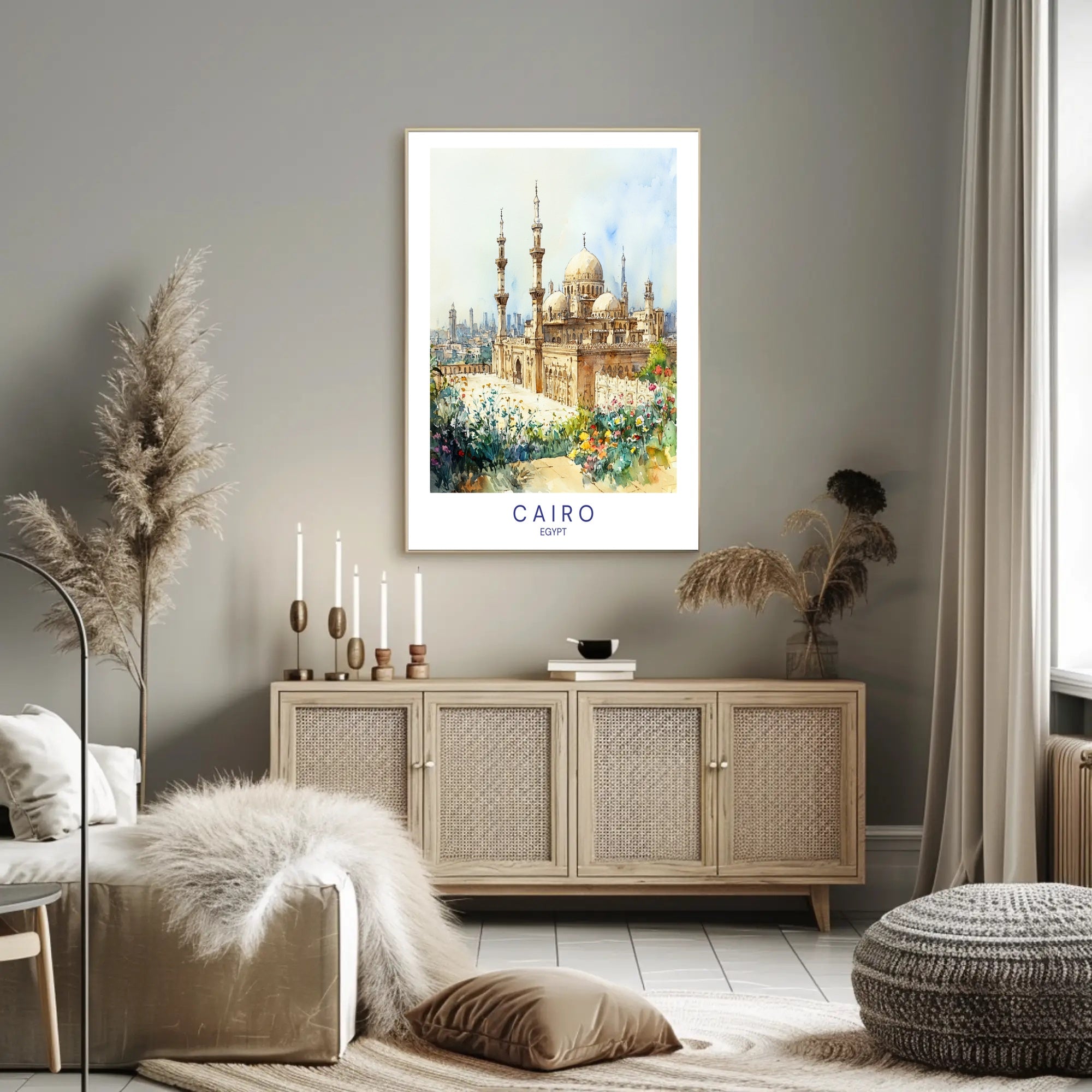 Cairo's Architectural Splendor Poster PosterGoat