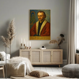 Philipp Melanchthon Stylized Portrait Historical or Presidential Poster