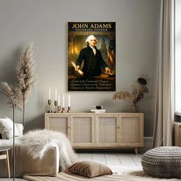 John Adams Founding Father Poster PosterGoat