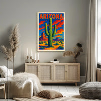 Arizona Desert Landscape Poster