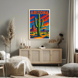 Arizona Desert Landscape Poster