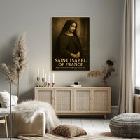 Saint Isabel Of France Poster