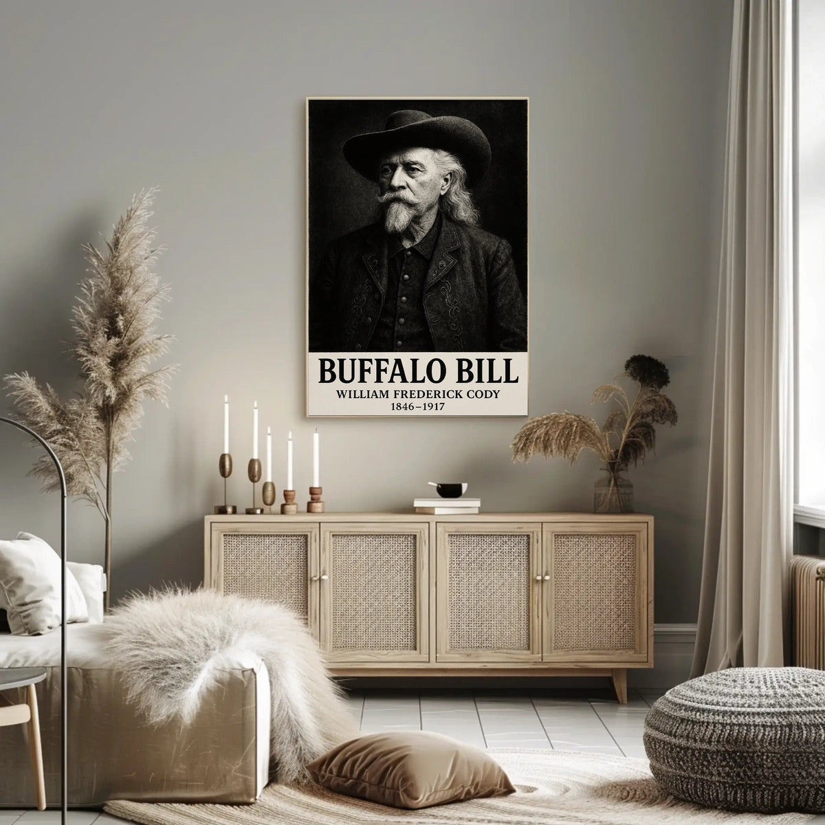 Buffalo Bill Art Print: Historical or Presidential Poster