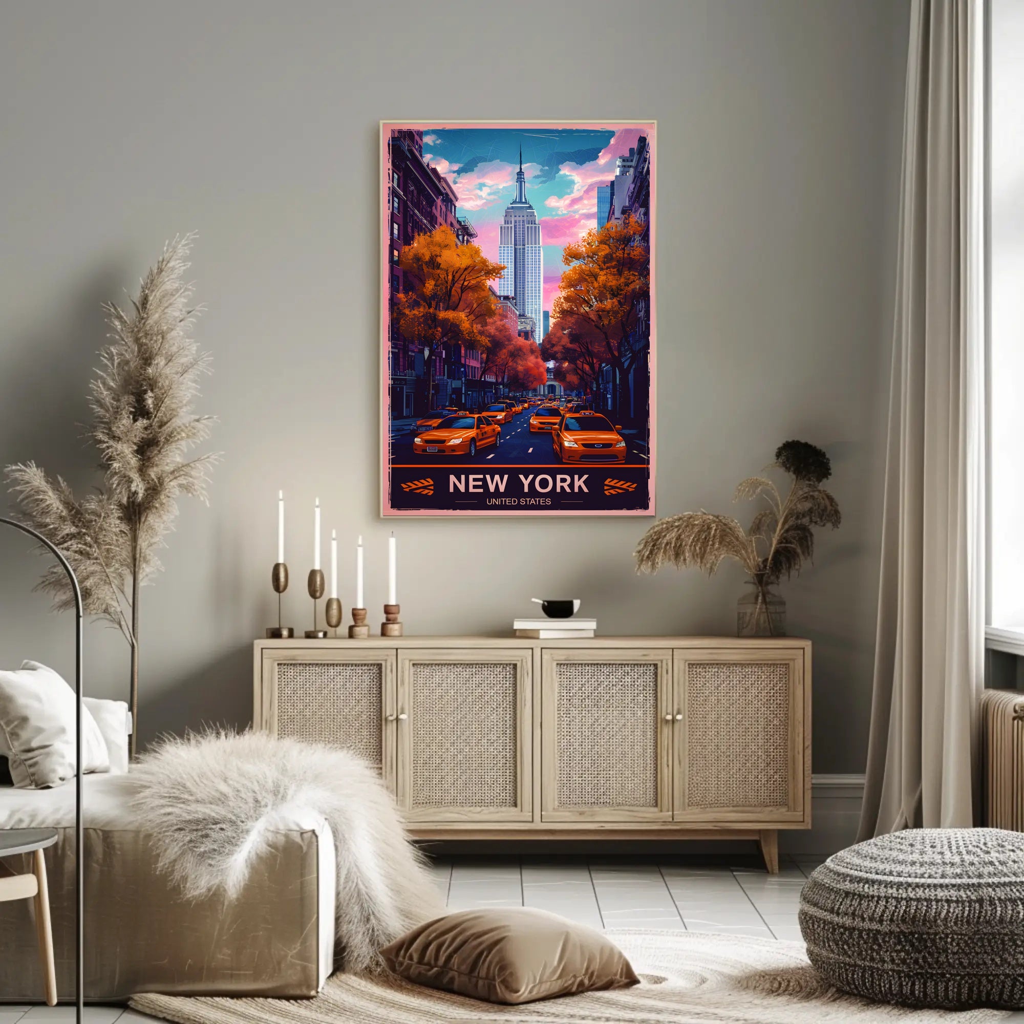 New York City in Autumn Poster