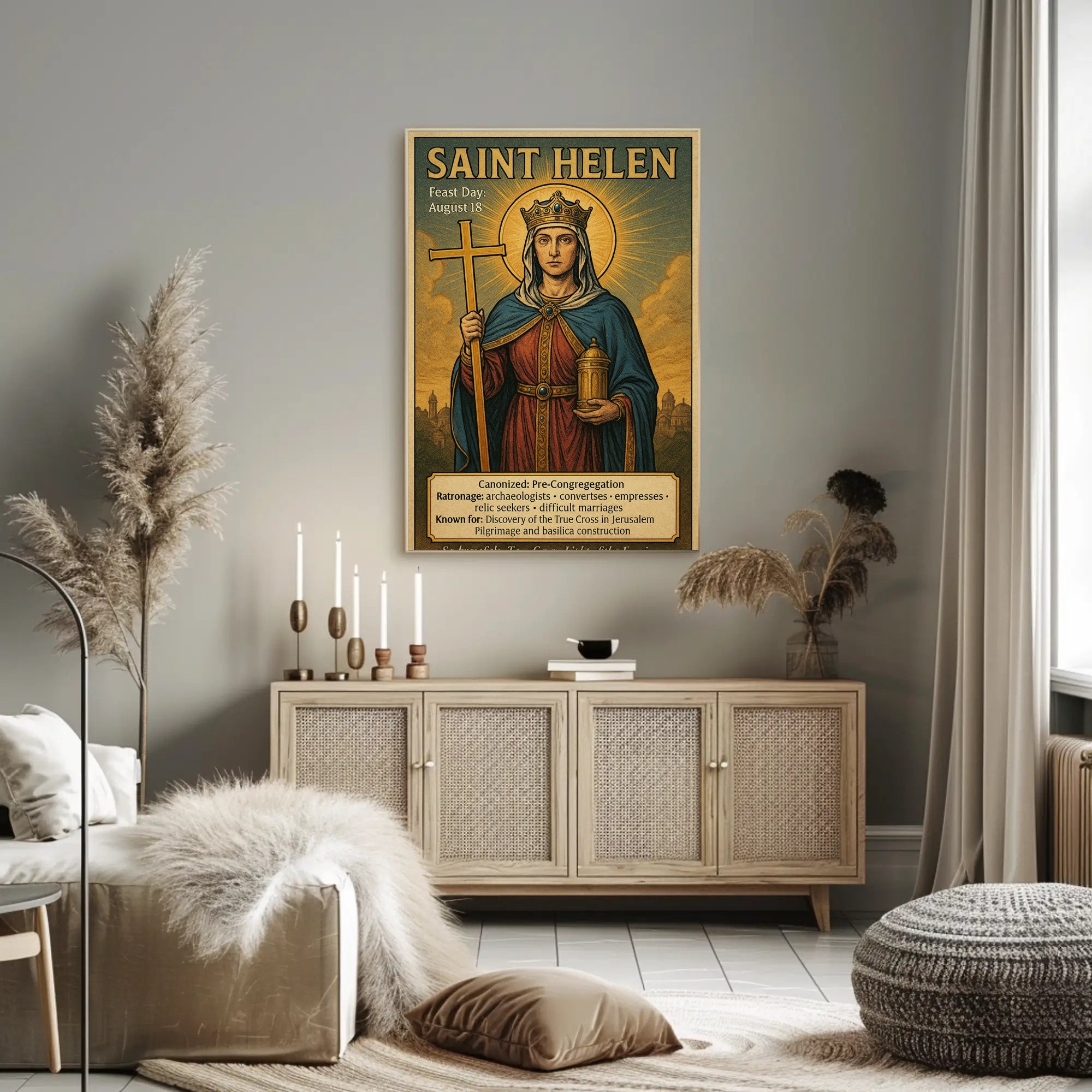 Saint Helen Poster PosterGoat
